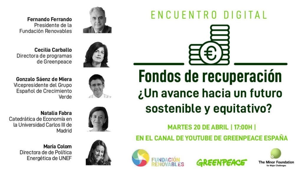 Greenpeace y la Fundación Renovables