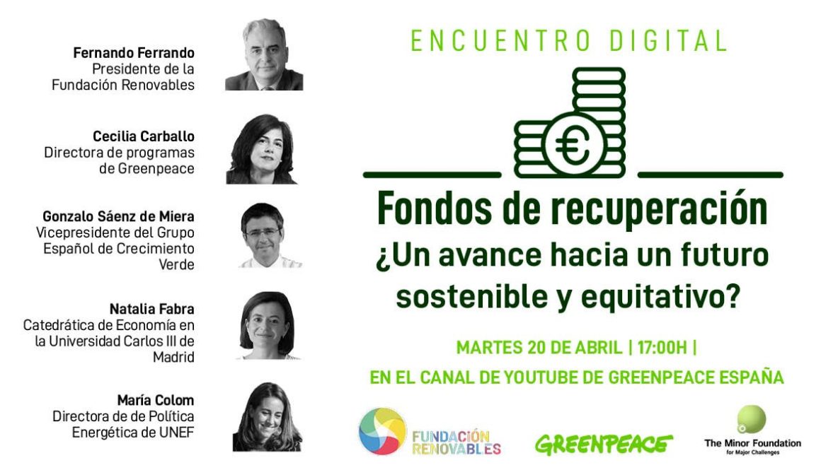 Greenpeace y la Fundación Renovables