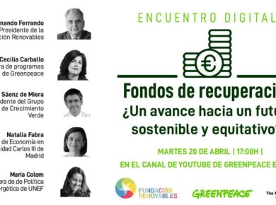Greenpeace y la Fundación Renovables