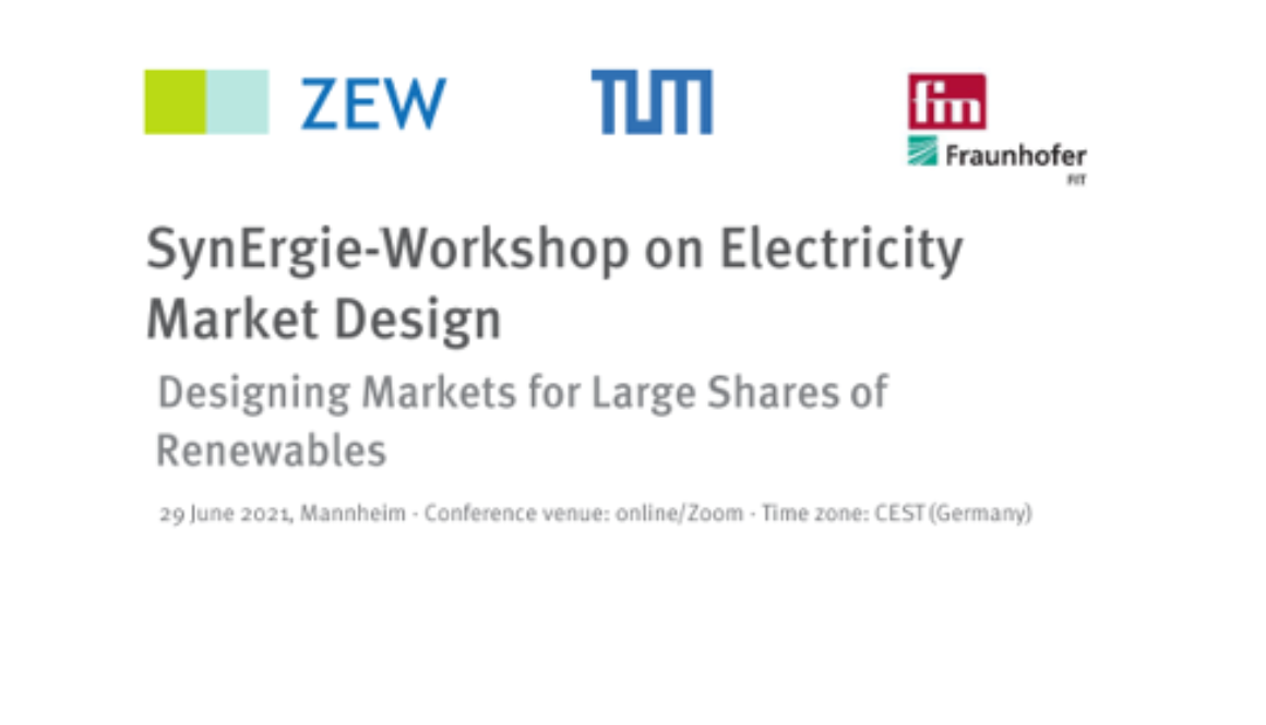 Electricity Market Design1